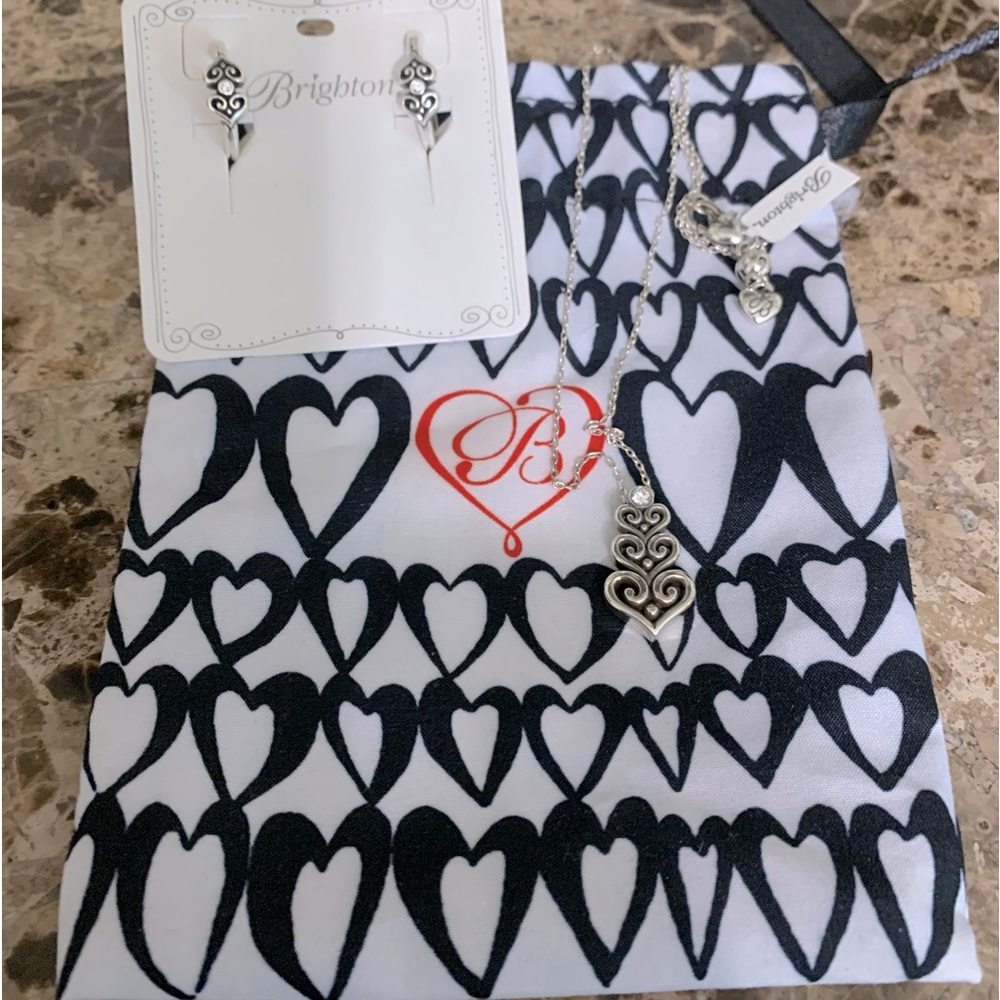 Brighton necklace and earring set. New never worn.